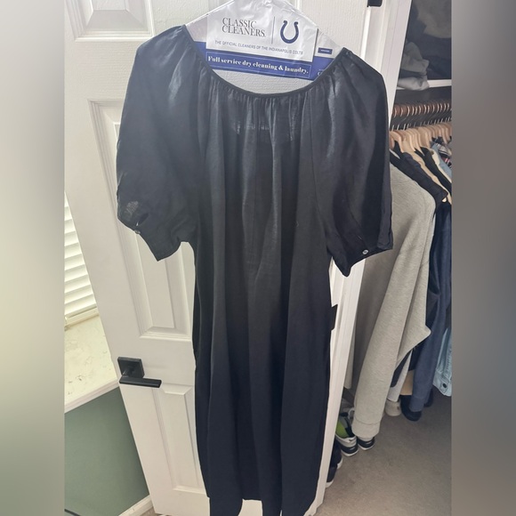 J.crew Button-up midi dress in linen - Picture 2 of 3